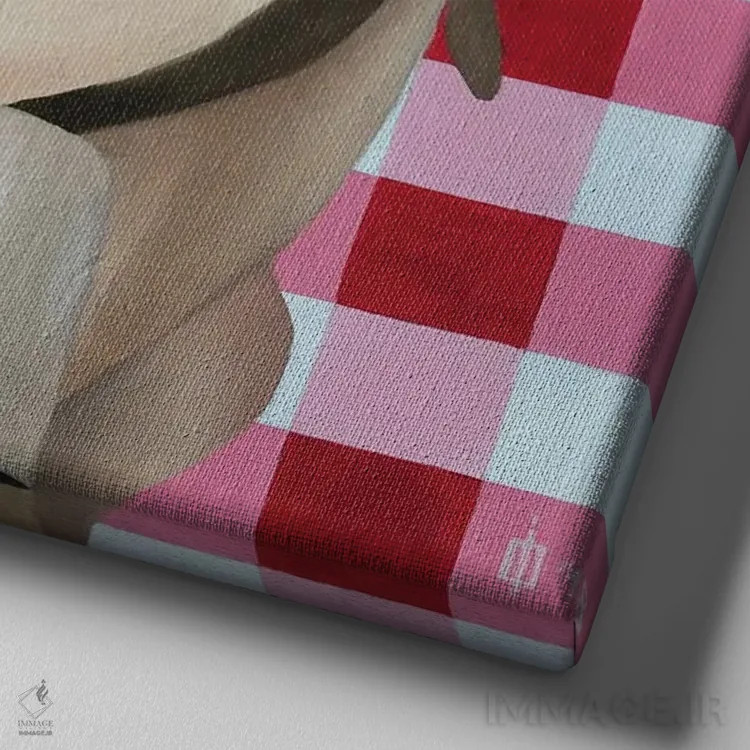 تابلو شکوه آلپ اثر ایلدزه اوس - نمای نزدیک بافت بوم