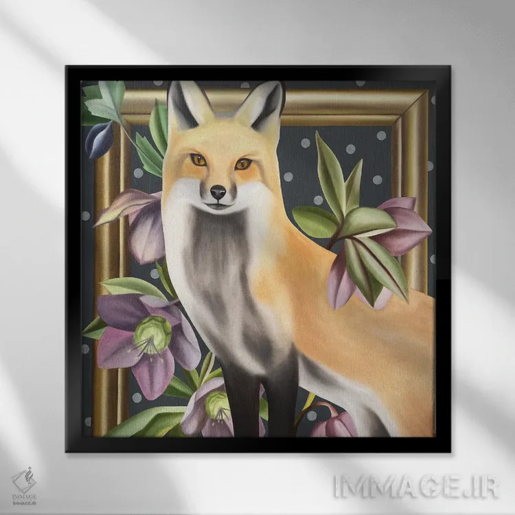 تابلو در دسامبر اثر ایلدزه اوس - نمای قابدار مشکی