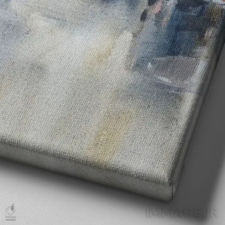 تابلو انرژی باران اثر ایگور ژوک - نمای نزدیک بافت بوم