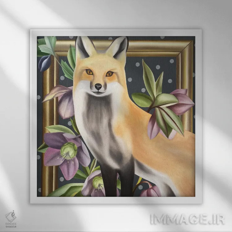 تابلو در دسامبر اثر ایلدزه اوس - نمای قابدار سفید