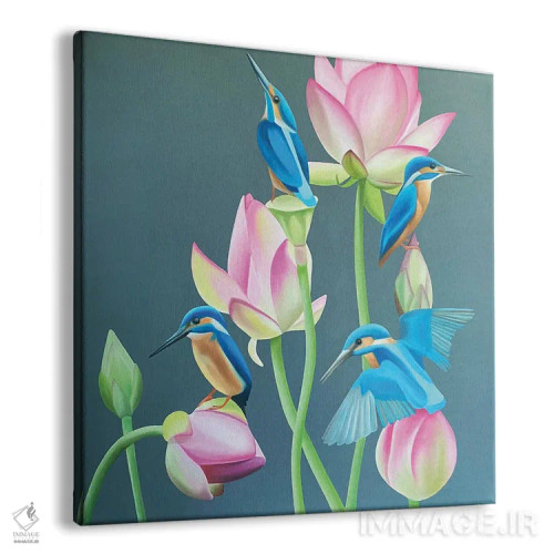 تابلو مرغ ماهیخوار اثر ایلدزه اوس - نمای پرسپکتیو محصول