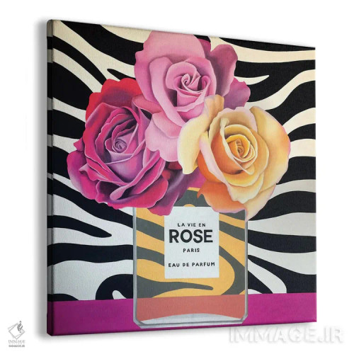 تابلو زندگی به رنگ صورتی (اشاره به آهنگ معروف) اثر ایلدزه اوس - نمای پرسپکتیو محصول