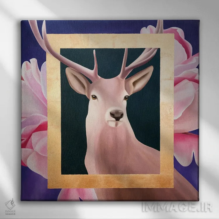 تابلو و بعد تو را دیدم اثر ایلدزه اوس - نمای روبهرو روی دیوار