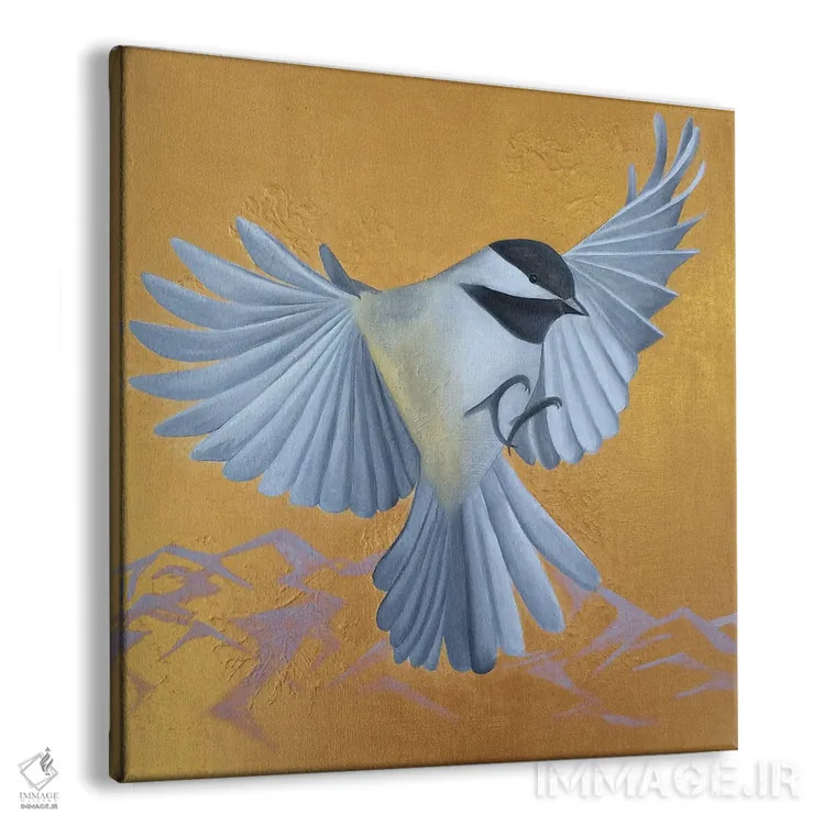 تابلو چیکادی (پرنده کوچک) اثر ایلدزه اوس - نمای پرسپکتیو محصول