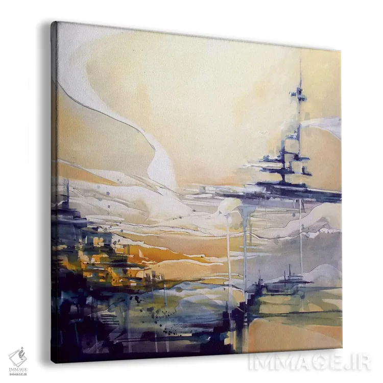 تابلو کشتی بادبانی اثر جی.اِی آرت (برند هنری) - نمای پرسپکتیو محصول