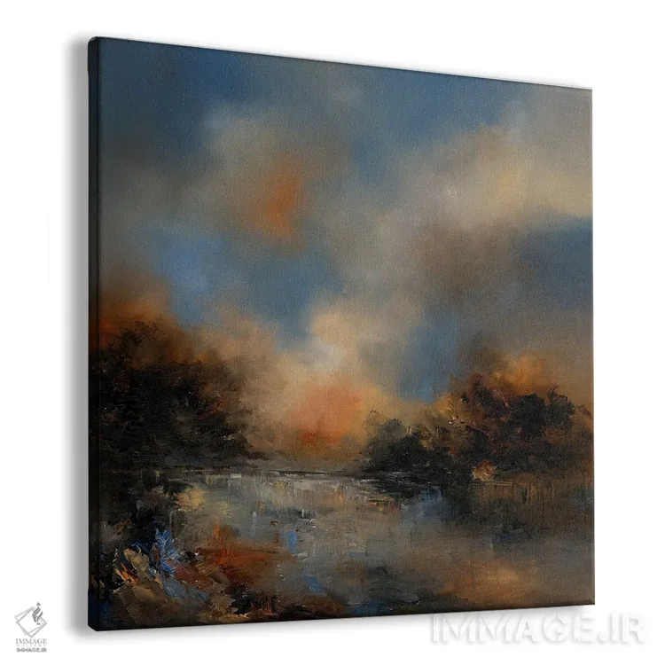 تابلو دشتهای پاییزی II اثر جی.اِی آرت (برند هنری) - نمای پرسپکتیو محصول