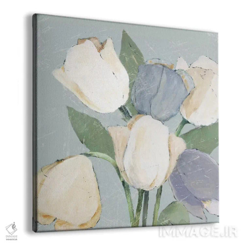 تابلو لالههای فرانسوی II اثر جید رینولدز - نمای پرسپکتیو محصول