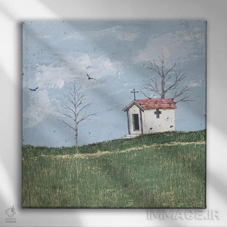 تابلو پناهگاه I اثر جید رینولدز - نمای روبهرو روی دیوار