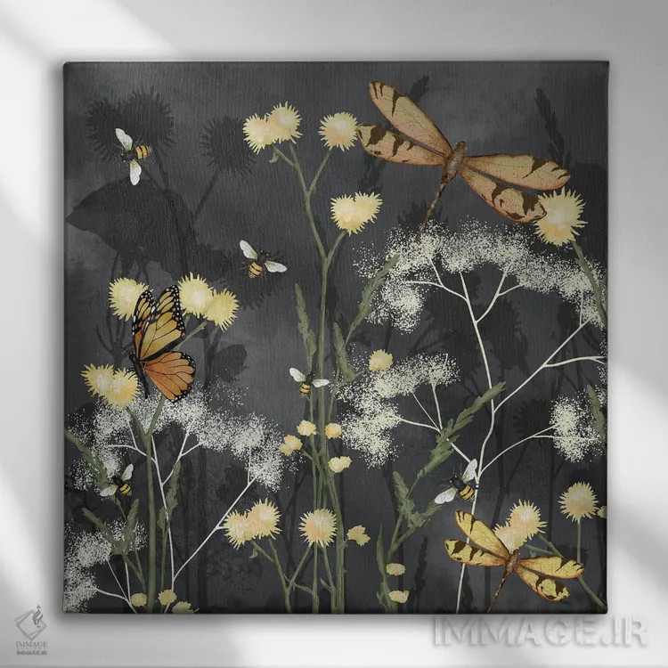 تابلو جادوی باغ I اثر جید رینولدز - نمای روبهرو روی دیوار