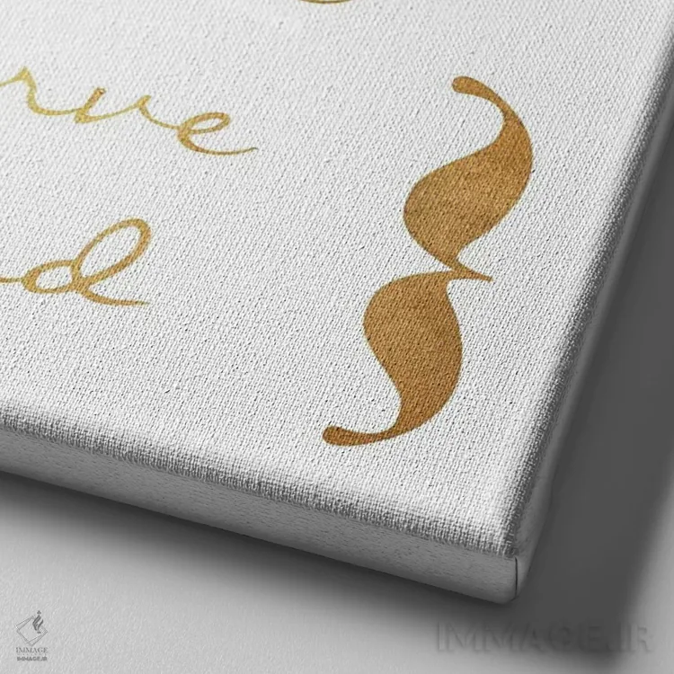 تابلو خانه من اثر جیس گری - نمای نزدیک بافت بوم