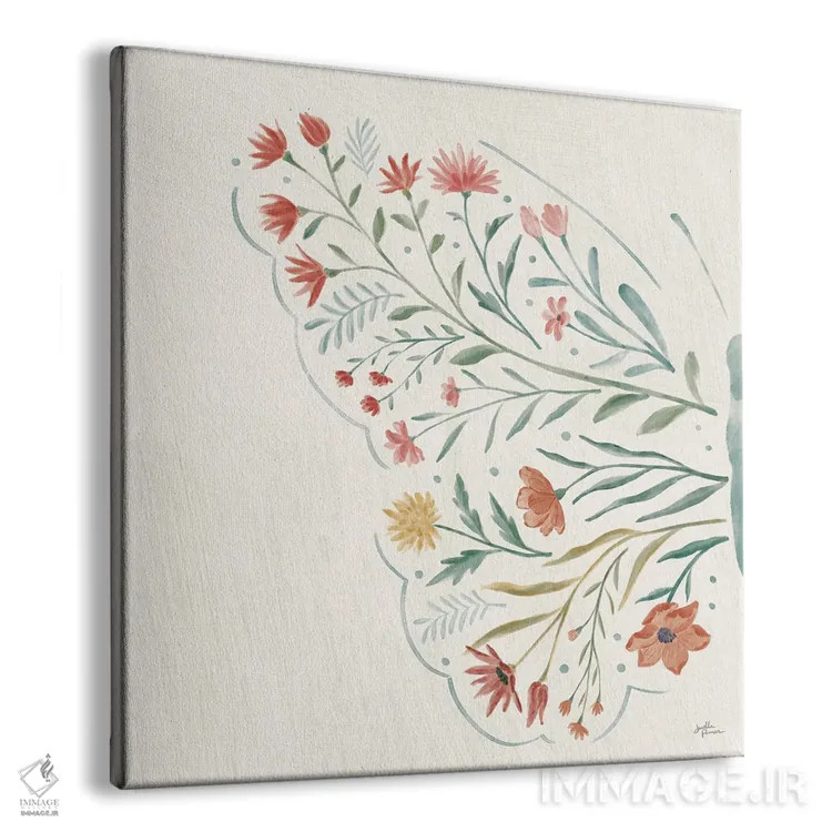 تابلو حال و هوای گل وحشی شش (بدون نوشته) اثر جِنل پنر - نمای پرسپکتیو محصول