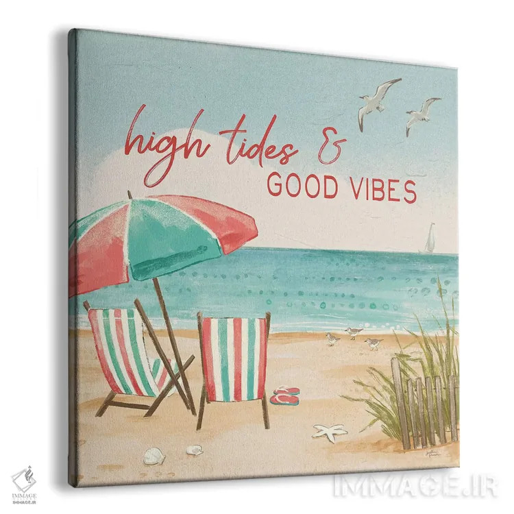 تابلو زمان ساحل دو اثر جِنل پنر - نمای پرسپکتیو محصول