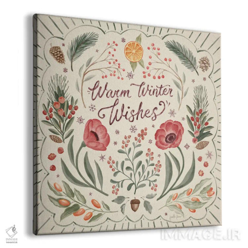 تابلو شکوفههای زمستانی دو اثر جِنل پنر - نمای پرسپکتیو محصول