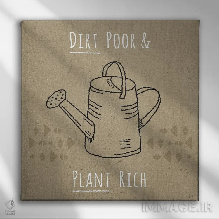 تابلو کاشت خانگی IV اثر جس آیکن - نمای روبهرو روی دیوار