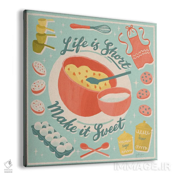 تابلو تازه پخته شده چهار اثر جِنل پنر - نمای پرسپکتیو محصول