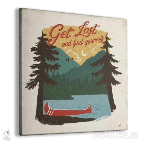 تابلو دریاچه قدیمی پنج (بدون خطوط) اثر جِنل پنر - نمای پرسپکتیو محصول