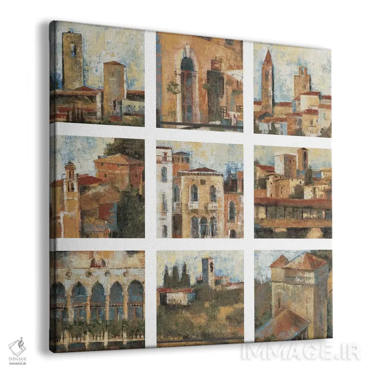 تابلو مجموعه توسکانی (منطقه ایتالیا) اثر لیز جارباور - نمای پرسپکتیو محصول