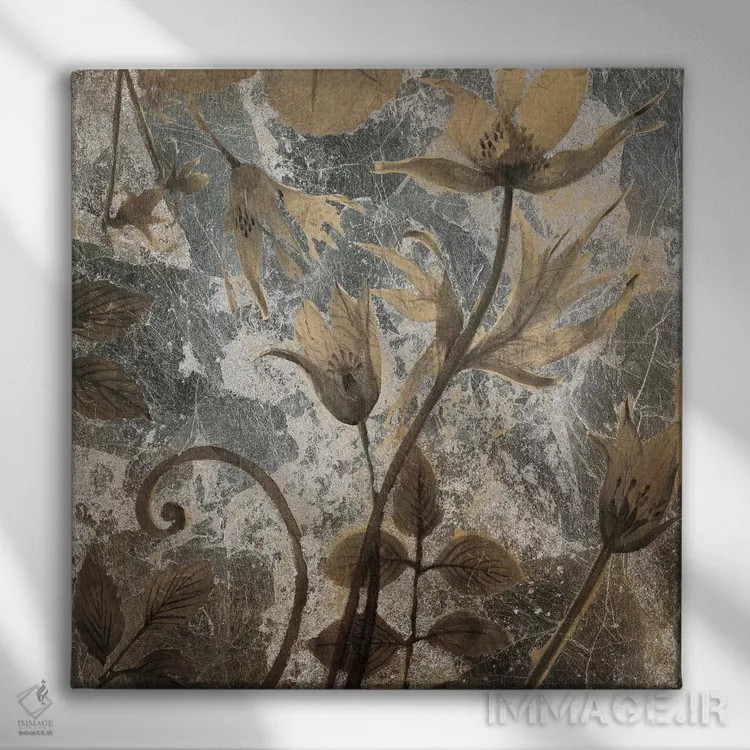 تابلو گیاهان زیر آب یک اثر لیز جارباور - نمای روبهرو روی دیوار