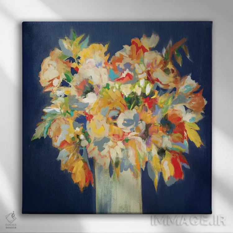 تابلو سبک آل فرسکو (در فضای باز) اثر لیز جارباور - نمای روبهرو روی دیوار