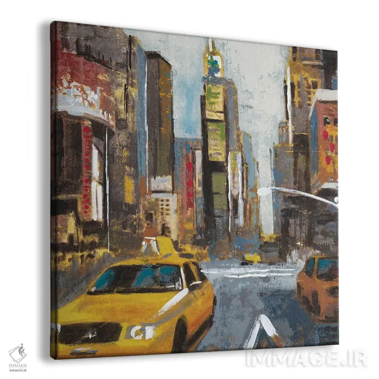 تابلو چراغهای پرنور، شهر بزرگ دو اثر لیز جارباور - نمای پرسپکتیو محصول