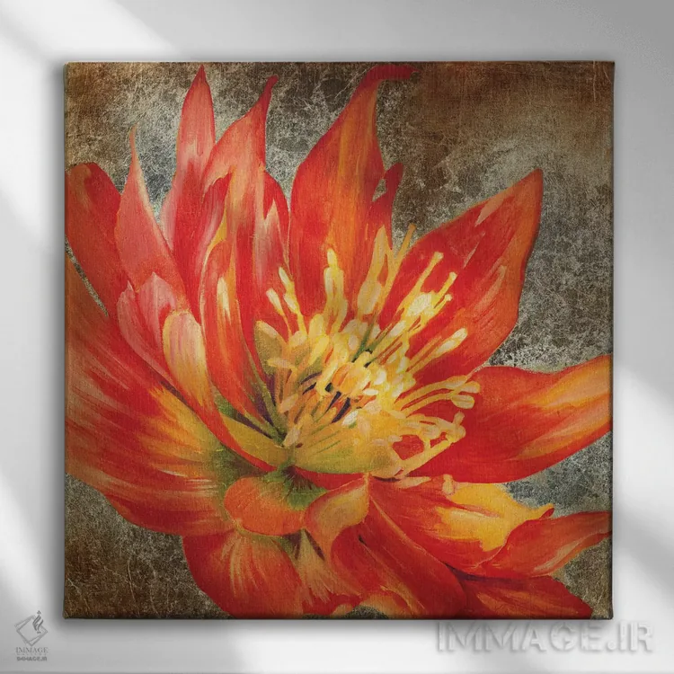 تابلو گیاهان عتیقه یک اثر لیز جارباور - نمای روبهرو روی دیوار