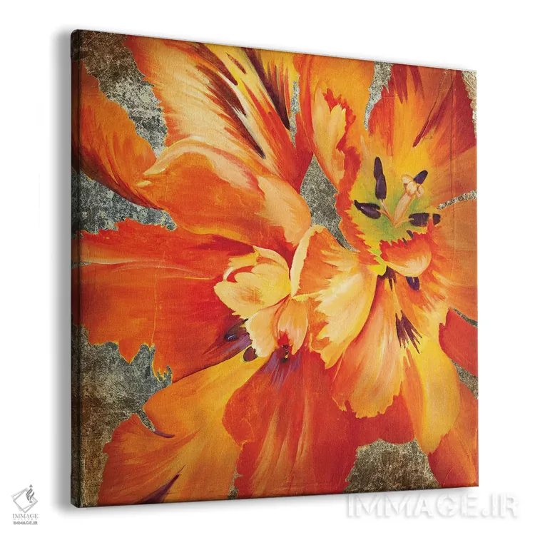 تابلو گیاهان عتیقه دو اثر لیز جارباور - نمای پرسپکتیو محصول