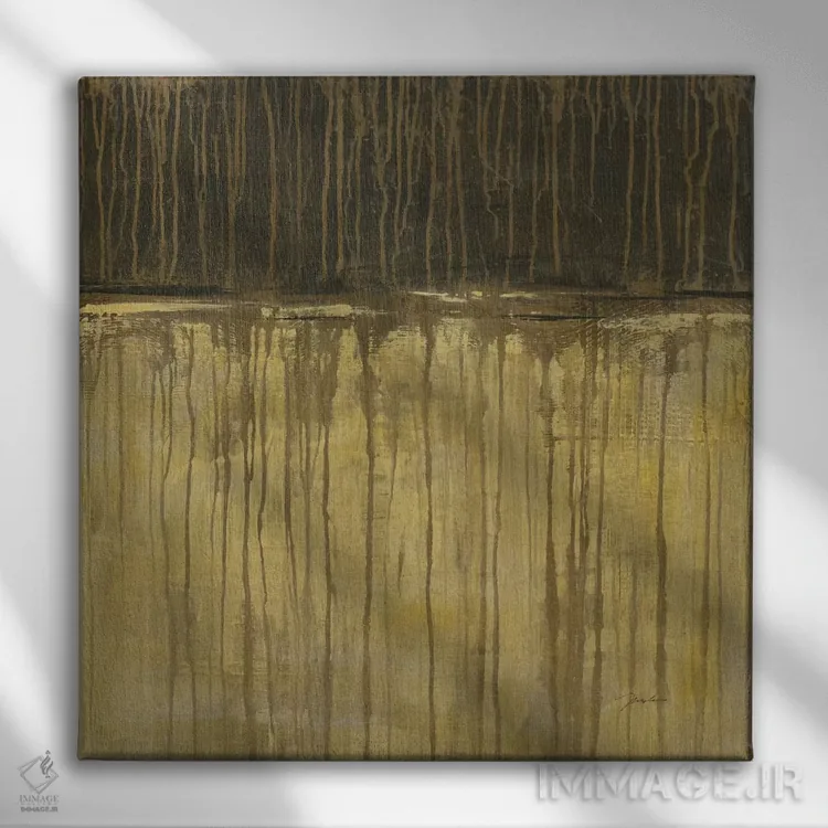 تابلو سیاه و سفید یک اثر لیز جارباور - نمای روبهرو روی دیوار