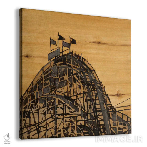 تابلو ترن هوایی کلاسیک اثر لیز جارباور - نمای پرسپکتیو محصول