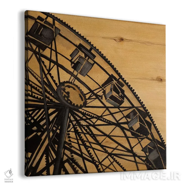 تابلو چرخوفلک کلاسیک اثر لیز جارباور - نمای پرسپکتیو محصول