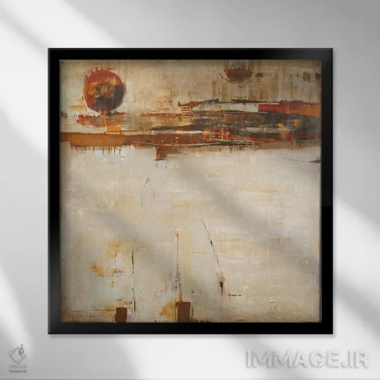 تابلو استخوان آرزو اثر لیز جارباور - نمای قابدار مشکی