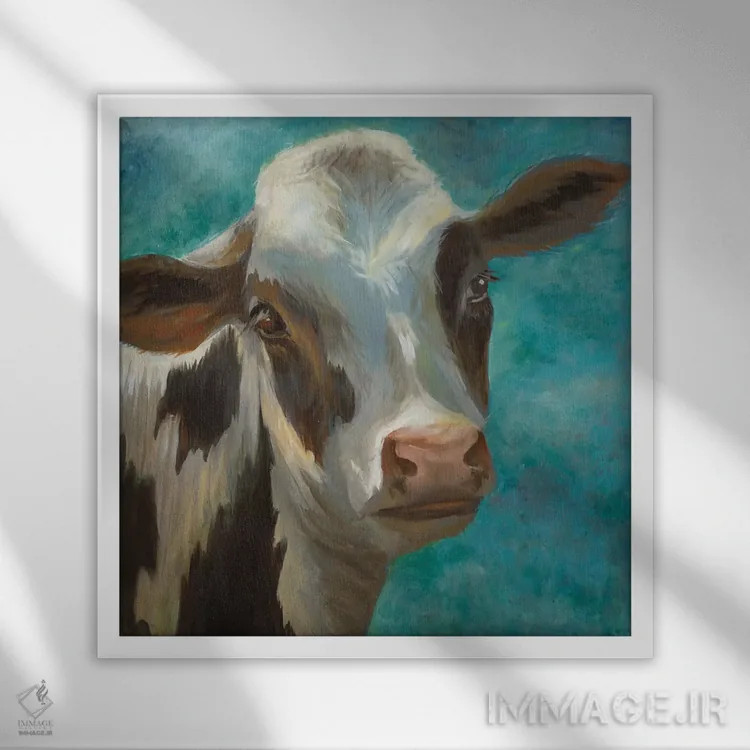 تابلو بیدار شو و بدرخش ۵ اثر لیز جارباور - نمای قابدار سفید