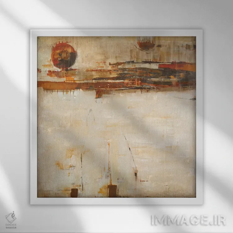 تابلو استخوان آرزو اثر لیز جارباور - نمای قابدار سفید