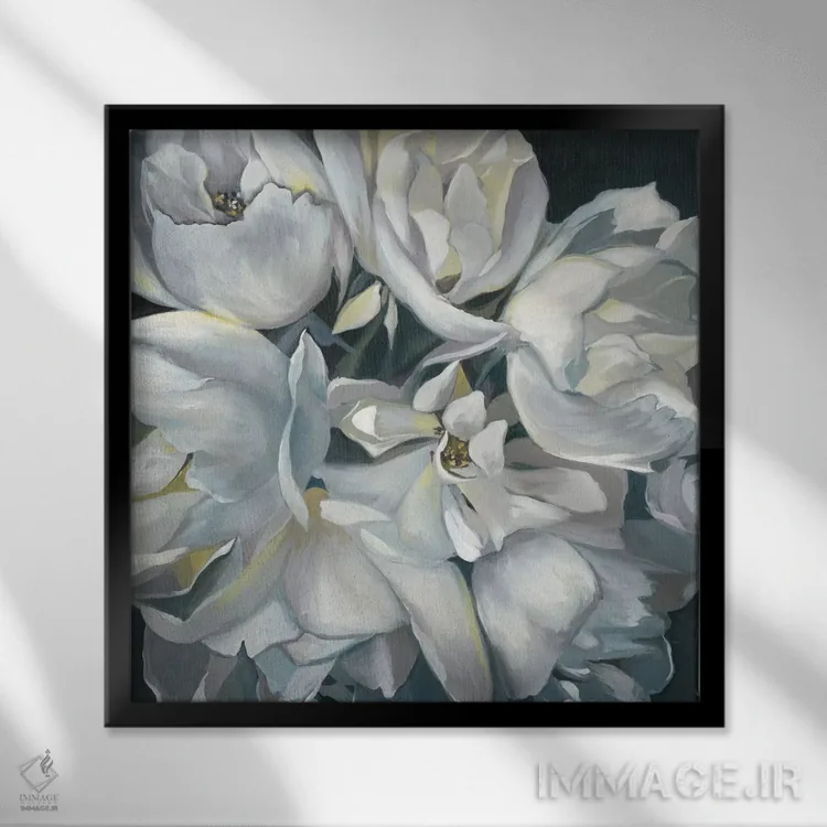 تابلو فصل اوج اثر لیز جارباور - نمای قابدار مشکی