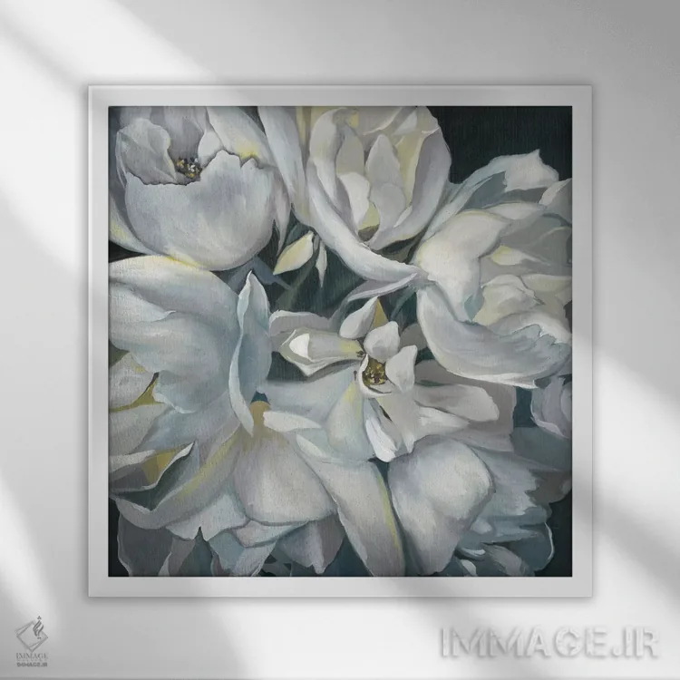تابلو فصل اوج اثر لیز جارباور - نمای قابدار سفید