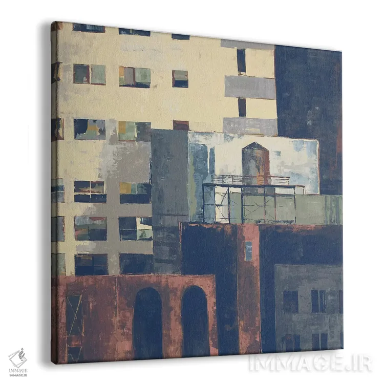 تابلو منظره شهری ۱ اثر لیز جارباور - نمای پرسپکتیو محصول