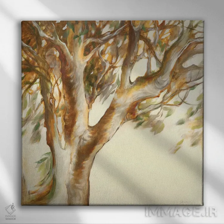 تابلو مطالعه فرم اثر لیز جارباور - نمای روبهرو روی دیوار