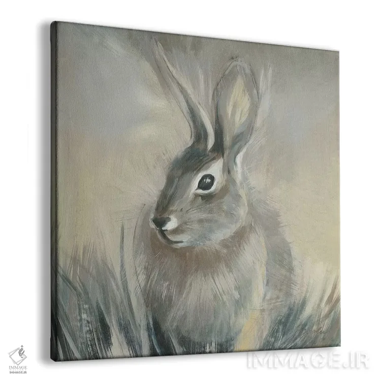 تابلو خرگوش وحشی ۲ اثر لیز جارباور - نمای پرسپکتیو محصول