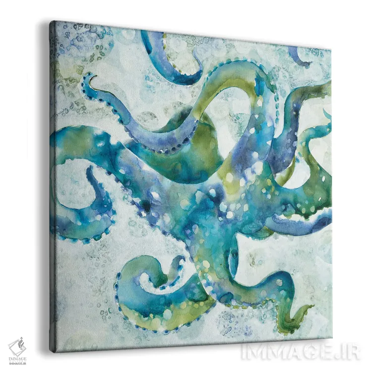 تابلو موجود دریایی اثر لیز جارباور - نمای پرسپکتیو محصول