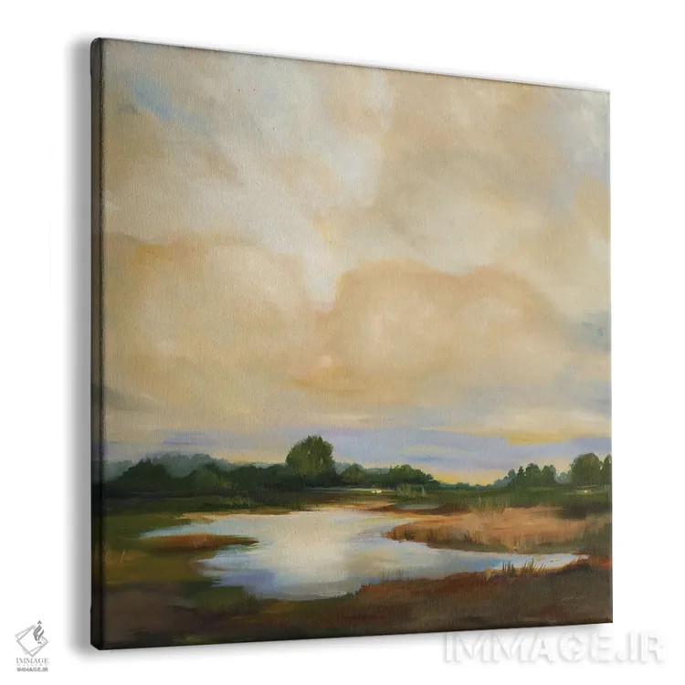 تابلو رنگهای غروب اثر لیز جارباور - نمای پرسپکتیو محصول