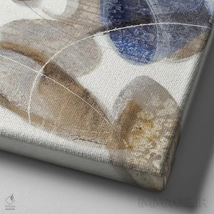 تابلو سنگ محک اثر لیز جارباور - نمای نزدیک بافت بوم
