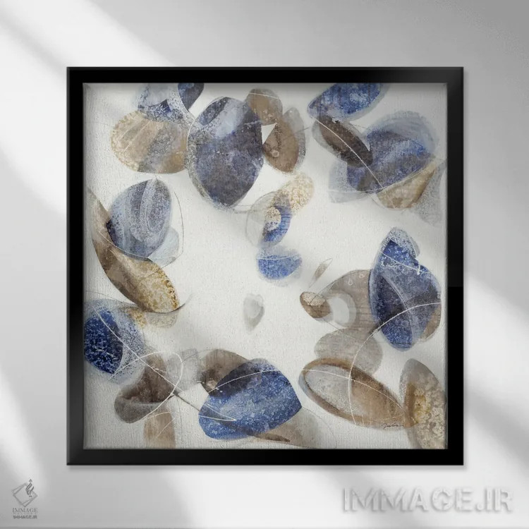 تابلو سنگ محک اثر لیز جارباور - نمای قابدار مشکی