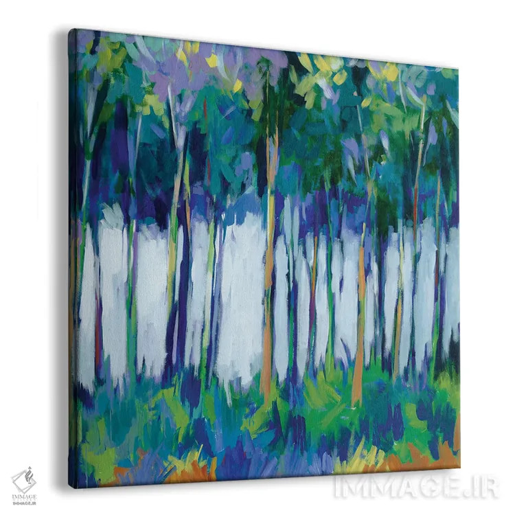 تابلو نور در میان درختان اثر لیز جارباور - نمای پرسپکتیو محصول