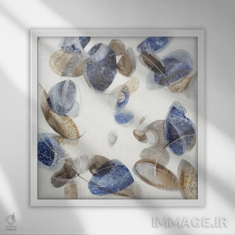 تابلو سنگ محک اثر لیز جارباور - نمای قابدار سفید