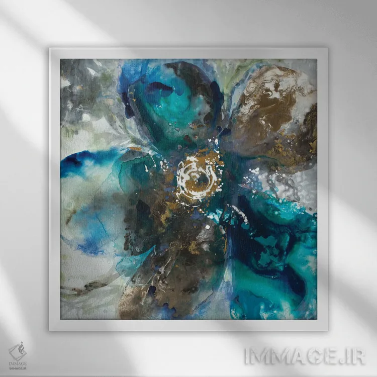 تابلو هوای تازه اثر لیز جارباور - نمای قابدار سفید