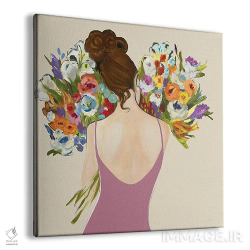 تابلو گلهای معطر اثر لیز جارباور - نمای پرسپکتیو محصول