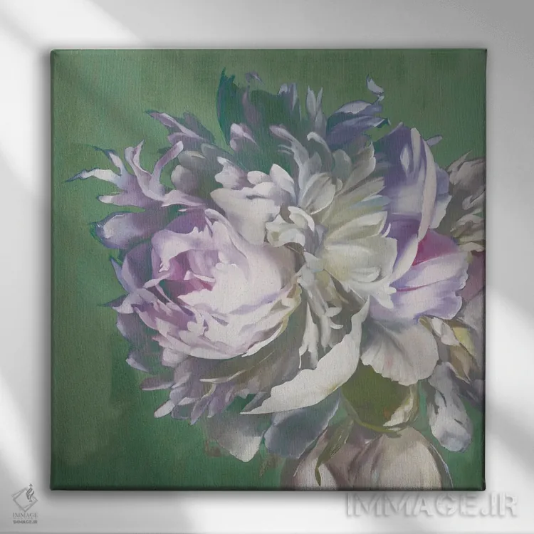 تابلو با قلبی باز اثر لیز جارباور - نمای روبهرو روی دیوار