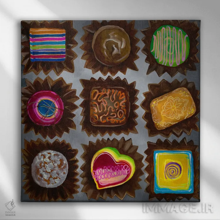 تابلو چشمنواز ۲ اثر لیز جارباور - نمای روبهرو روی دیوار