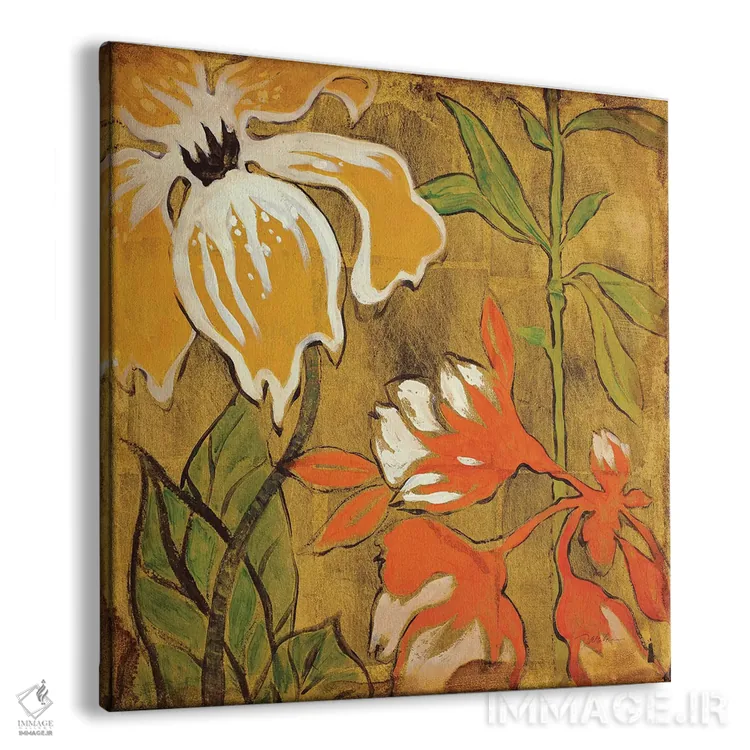 تابلو روز طلایی ۱ اثر لیز جارباور - نمای پرسپکتیو محصول