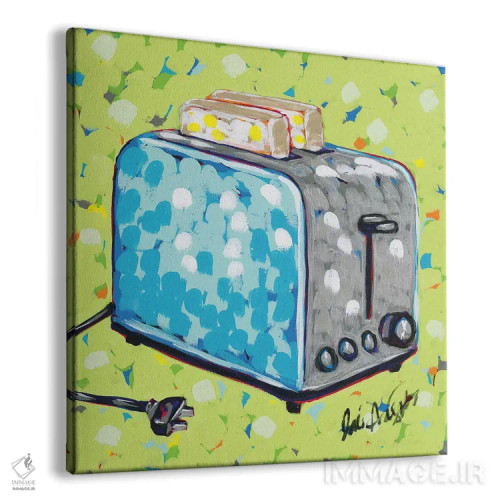 تابلو طرح توستر آشپزخانه اثر جودی آگوستین - نمای پرسپکتیو محصول