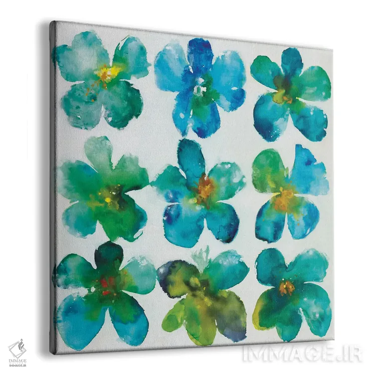 تابلو دستهای از گلها در جیب اثر لیز جارباور - نمای پرسپکتیو محصول